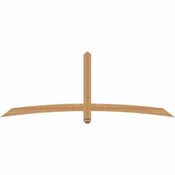 Ekena Millwork Bellingham Timber Gable Bracket, Western Red Cedar, 84"W x 31"H x 3 1/2"D x 3 1/2"F, 9/12 Pitch GBW084X31X0404BEL00SWR - main